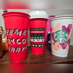 Starbucks Holiday Reusable Cups